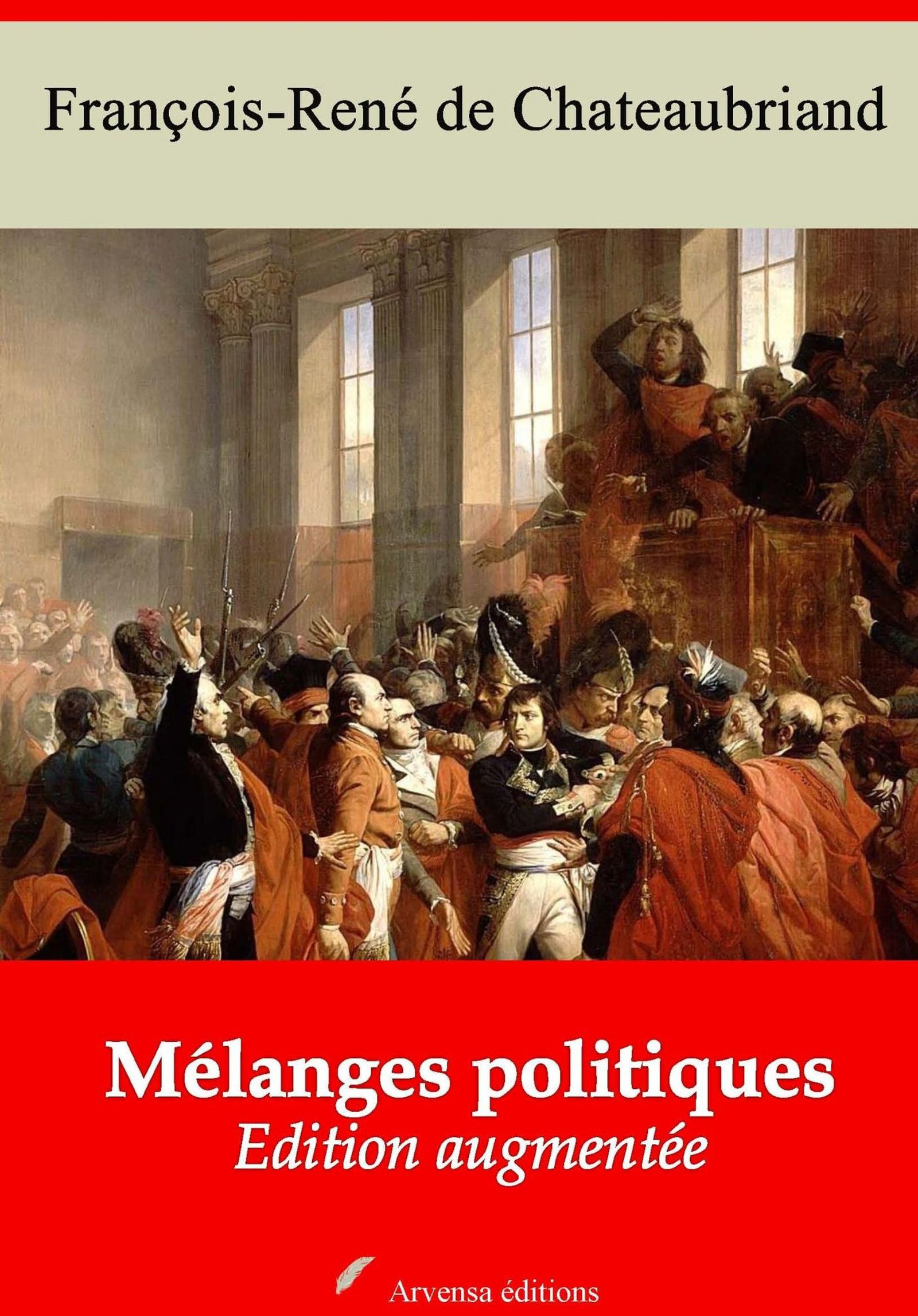 ebook cover of Mélanges politiques - suivi d'annexes, by Francois-Rene De Chateaubriand