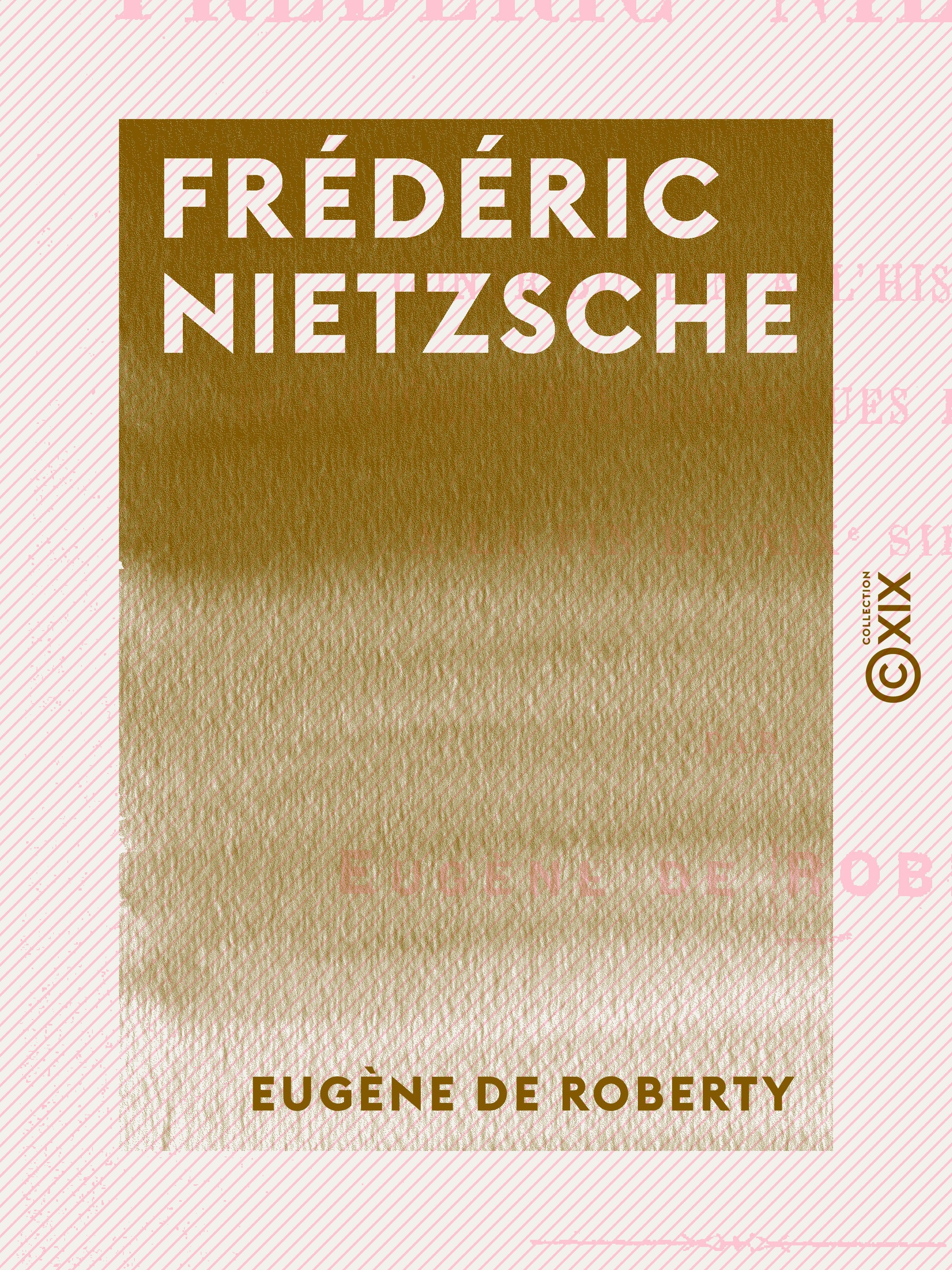 ebook cover of Frédéric Nietzsche, by Eugene De Roberty