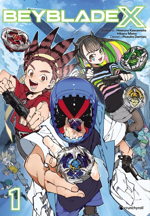 Couverture ebook de Beyblade X T01, de Posuka Demizu
