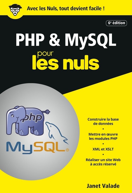 ebook cover of PHP et MySQL Poche Pour les Nuls, 6e ed, by Janet Valade