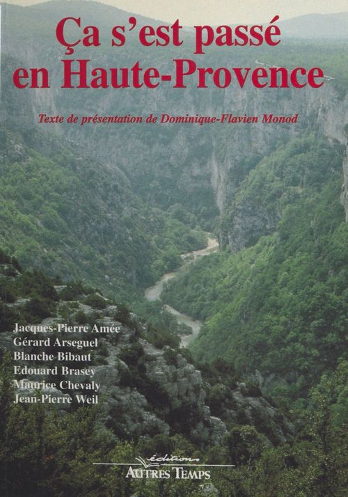 Couverture ebook de Ça s'est passé en Haute-Provence, de Collectif
