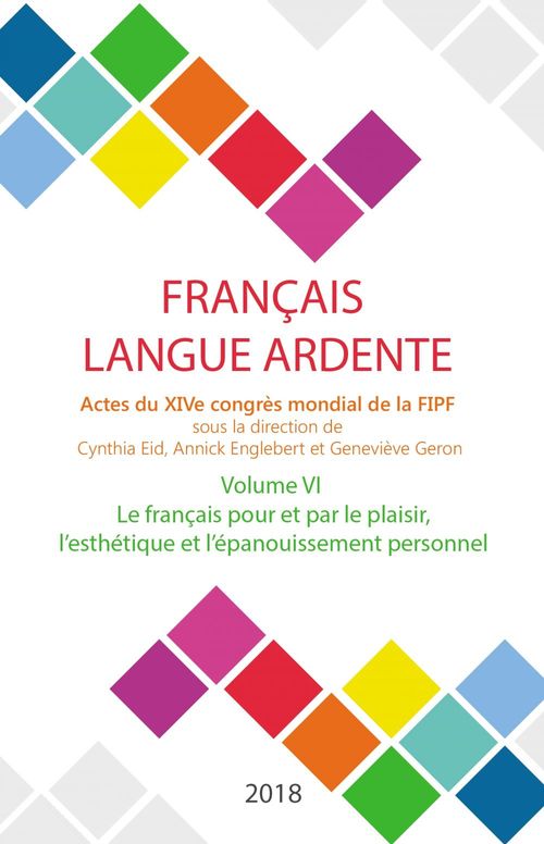 Couverture ebook de Le français pour et par le plaisir, l'esthétique et l'épanouissement personnel, de Fipf