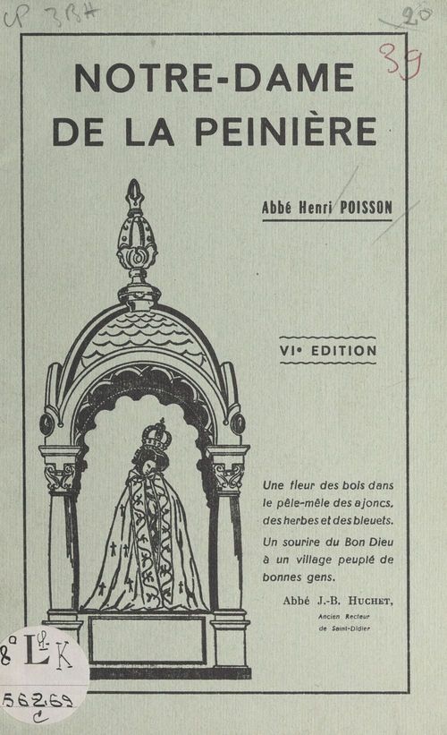 Couverture ebook de Notre-Dame de la Peinière, de Henri Poisson