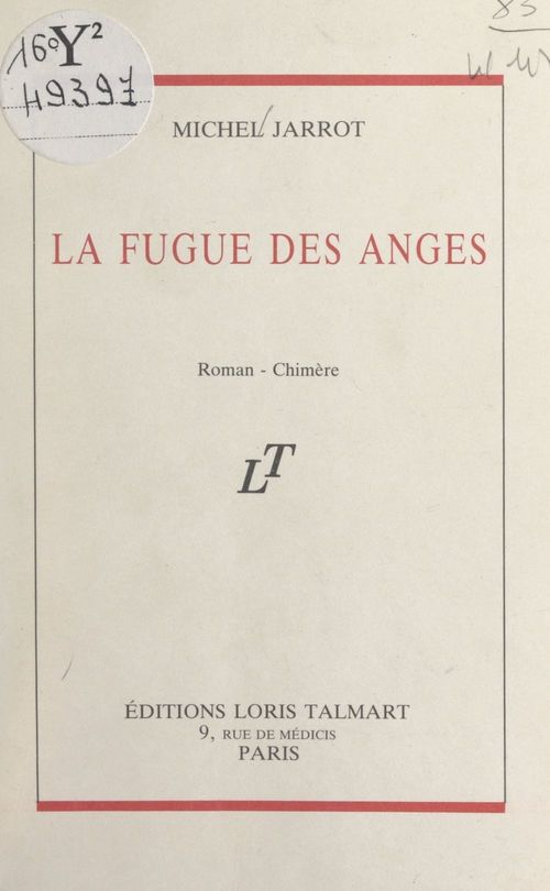 Couverture ebook de La fugue des anges, de Michel Jarrot