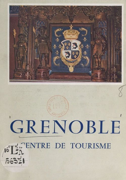 Couverture ebook de Grenoble, de Andre Corbier, Pierre Bruneaux, Robert Avezou