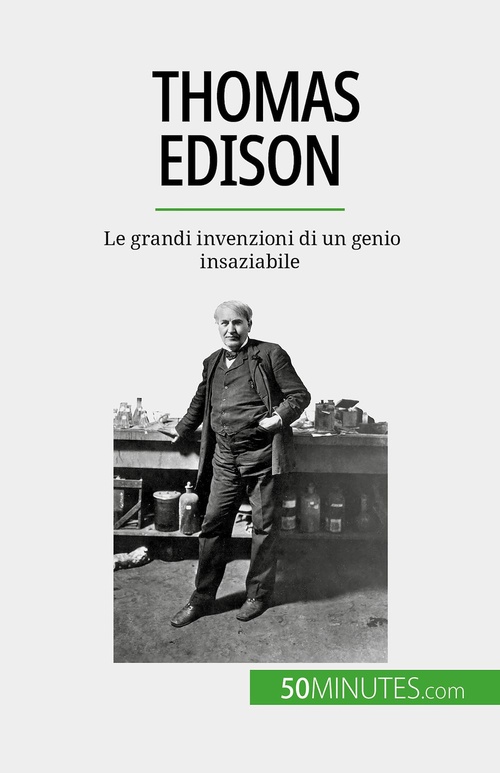 Couverture ebook de Thomas Edison, de Benjamin Reyners