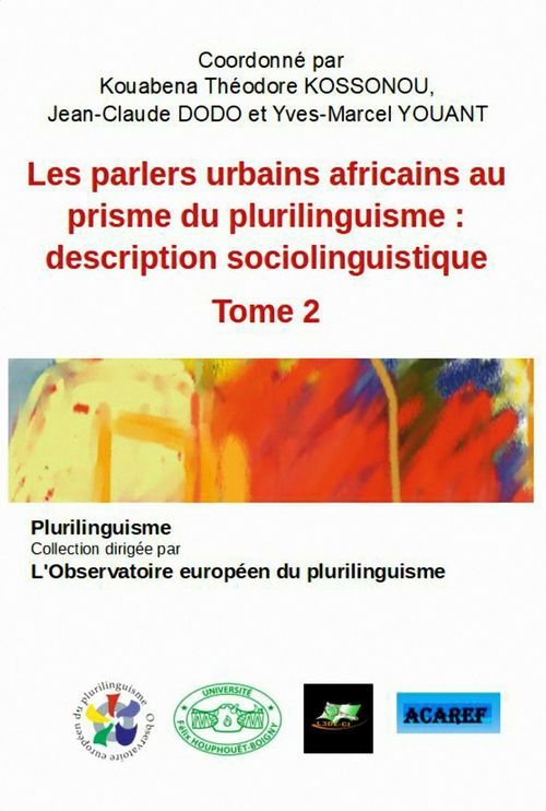 Couverture ebook de Les parlers urbains africains au prisme du plurilinguisme, de J.- K. T. Kossonou