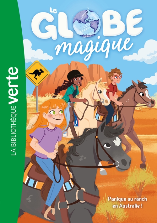 Couverture ebook de Le Globe magique 04 - Panique au ranch en Australie !, de Hachette Livre