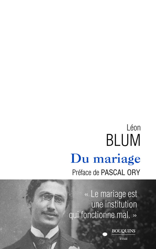 ebook cover of Du mariage, by Léon Blum