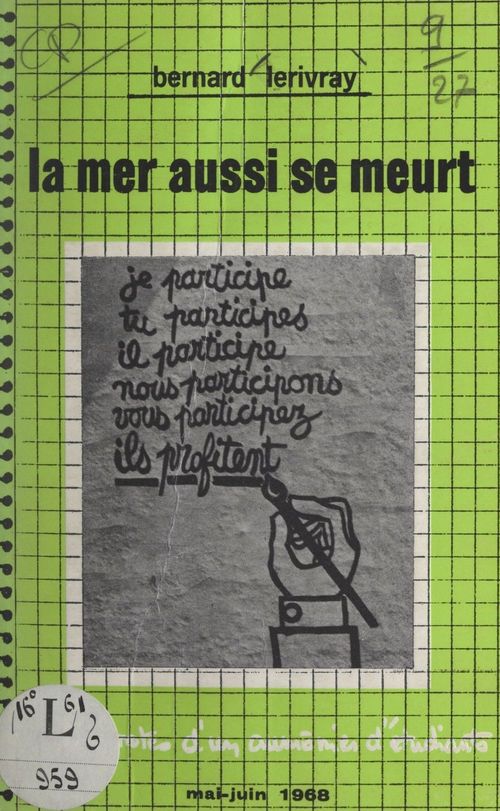 Couverture ebook de La mer aussi se meurt, de Bernard Lerivray