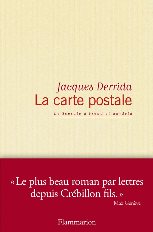ebook cover of La Carte postale. De Socrate à Freud et au-delà, by Jacques Derrida