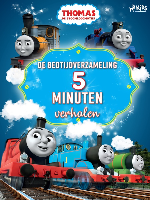 Couverture ebook de Thomas de Stoomlocomotief - De bedtijdverzameling (5 minuten-verhalen), de Mattel