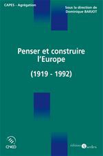 Couverture ebook de Penser et construire l'Europe, de