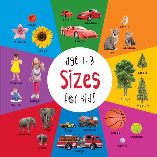 Couverture ebook de Sizes for Kids age 1-3 (Engage Early Readers: Children's Learning Books), de Dayna Martin