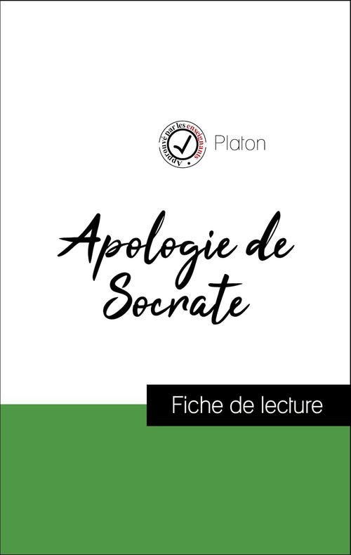 Couverture ebook de Analyse de l'oeuvre : L'Apologie de Socrate (résumé et fiche de lecture plébiscités par les enseignants sur fichedelecture.fr), de Platon