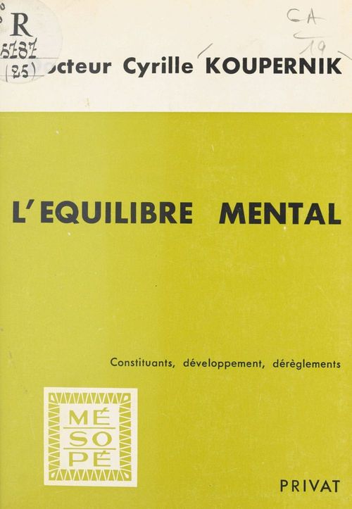 Couverture ebook de L'équilibre mental, de Cyrille Koupernik