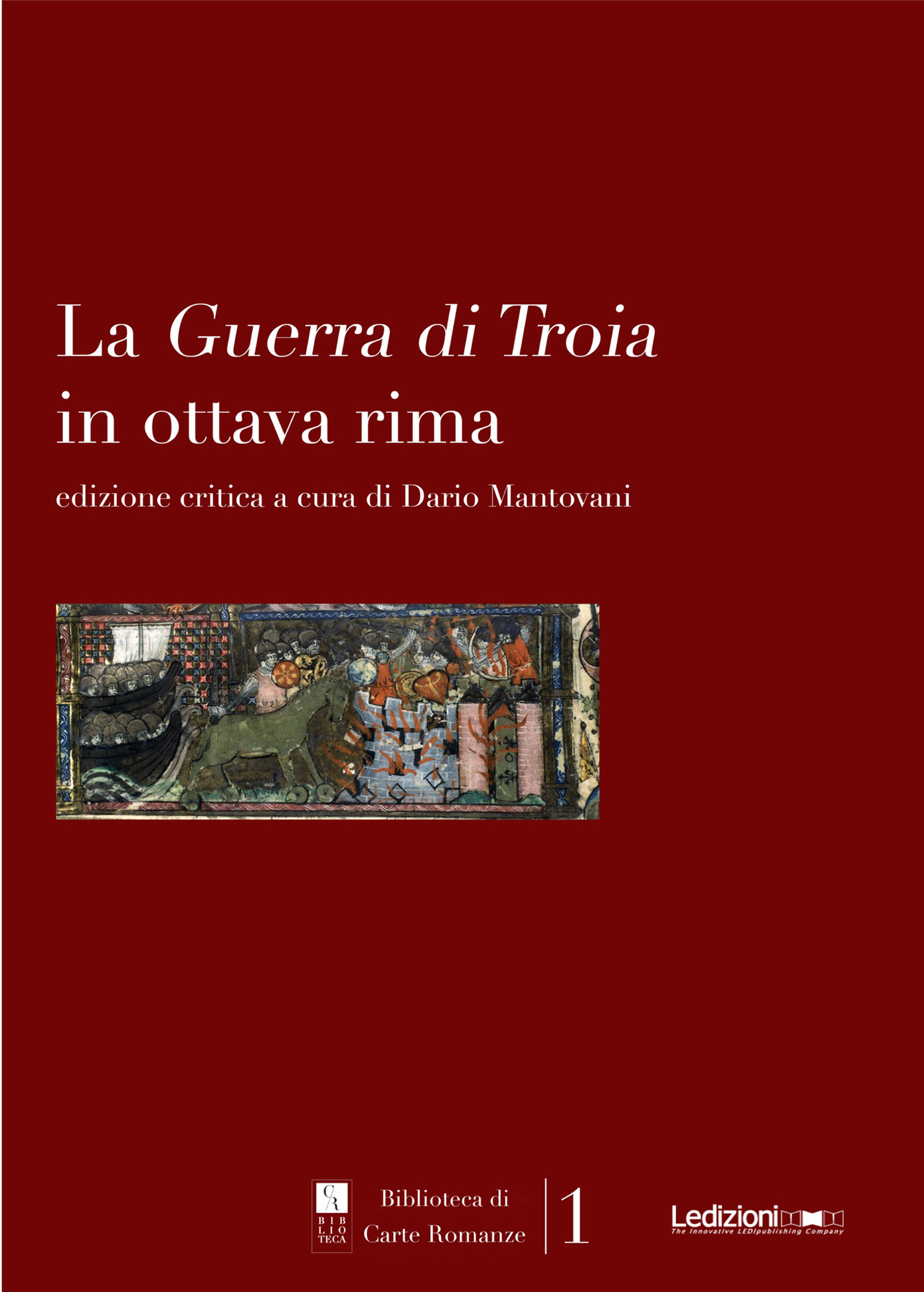 Couverture ebook de La Guerra di Troia in Ottava Rima, de Dario Mantovani