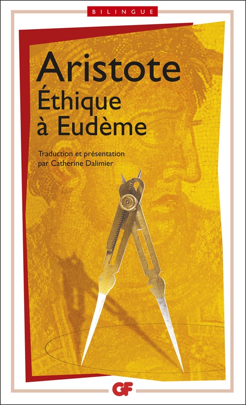 Couverture ebook de Ethique à Eudème, édition bilingue, de Aristote