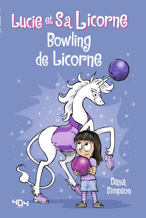 ebook cover of Lucie et sa licorne - Bowling de licorne, by Dana Simpson