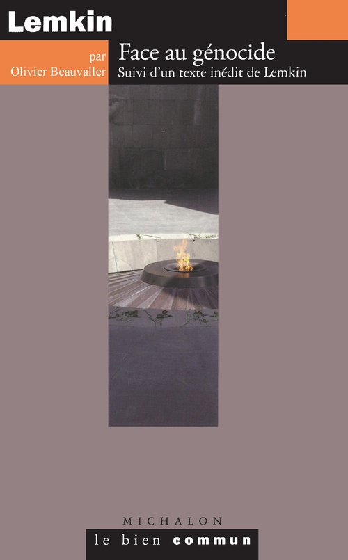 ebook cover of Lemkin. Face au génocide, by Olivier Beauvallet