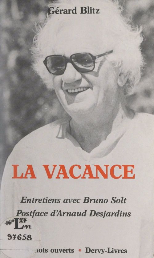 ebook cover of La vacance, by Bruno Solt