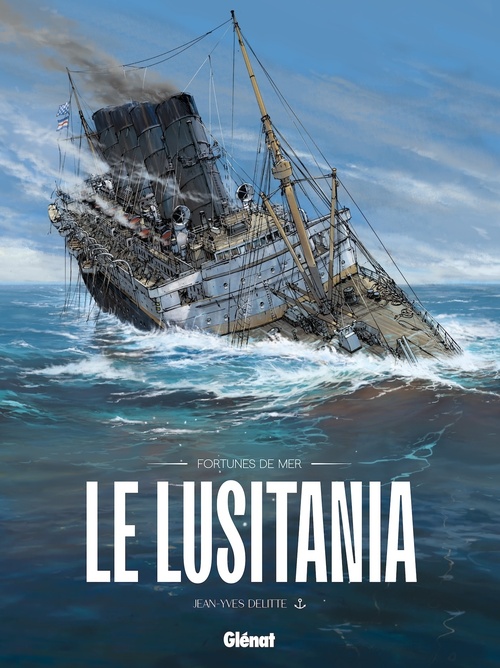Couverture ebook de Le Lusitania, de Jean-Yves Delitte