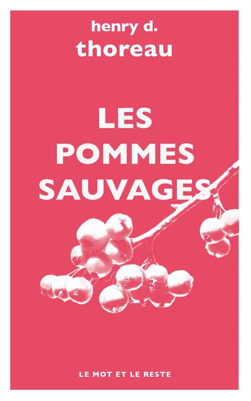 ebook cover of Les Pommes sauvages, by Henry D. Thoreau