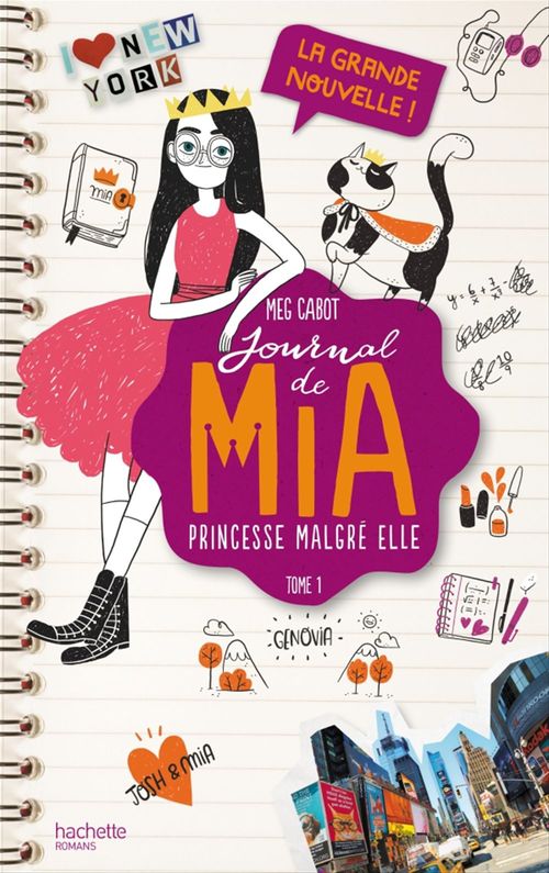 ebook cover of Journal de Mia - Tome 1 - La grande nouvelle, by Meg Cabot