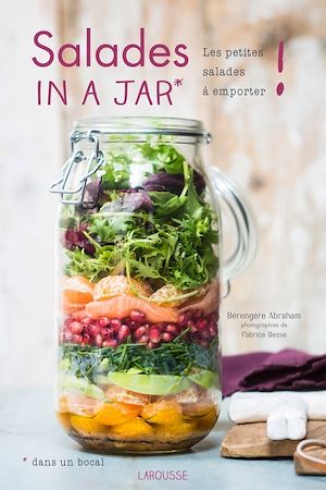 Couverture ebook de Salades in a jar, de Bérengère Abraham