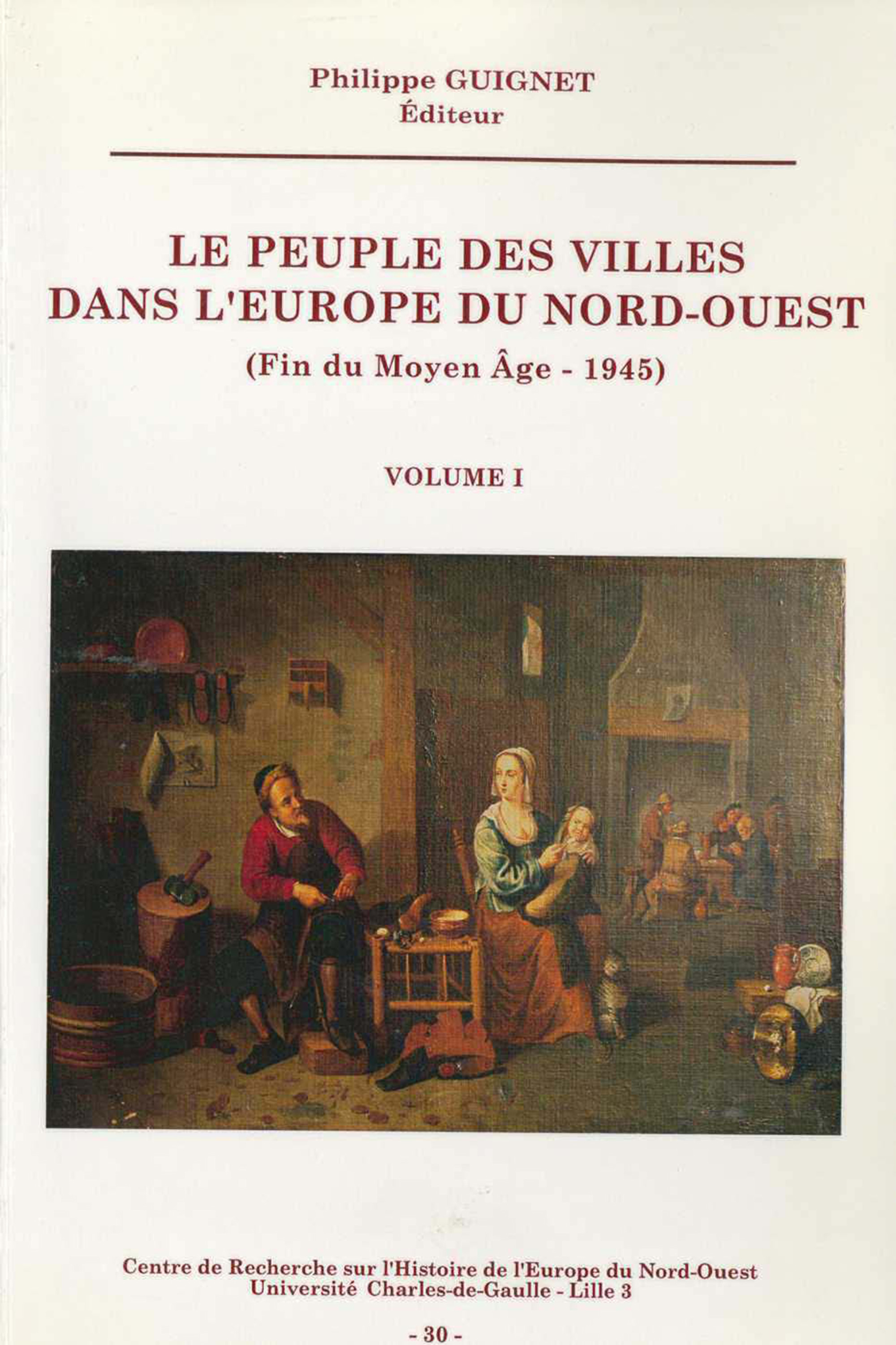 ebook cover of Le peuple des villes dans l´Europe du Nord-Ouest (fin du Moyen Âge-1945). Volume II, by Collectif