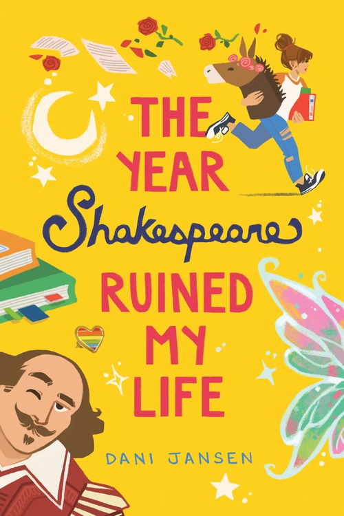 Couverture ebook de The Year Shakespeare Ruined My Life, de Dani Jansen