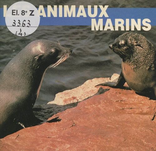 Couverture ebook de Les animaux marins, de Elizabeth Elias Kaufman