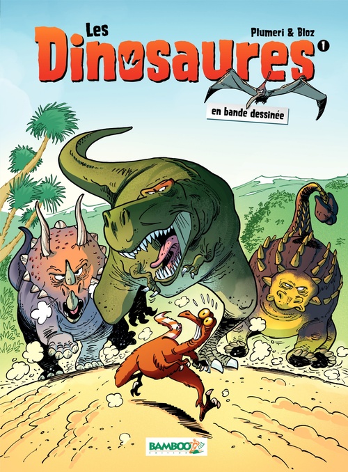 Couverture ebook de Les Dinosaures en BD - Tome 1, de Arnaud Plumeri