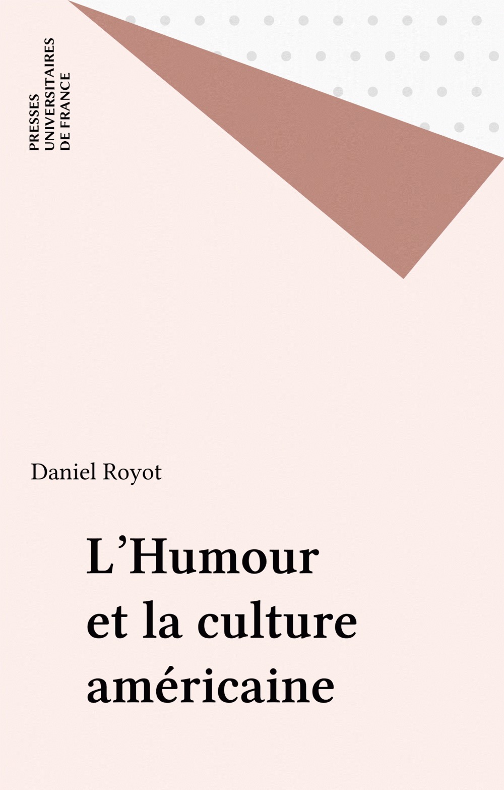 Couverture ebook de L'Humour et la culture américaine, de Daniel Royot