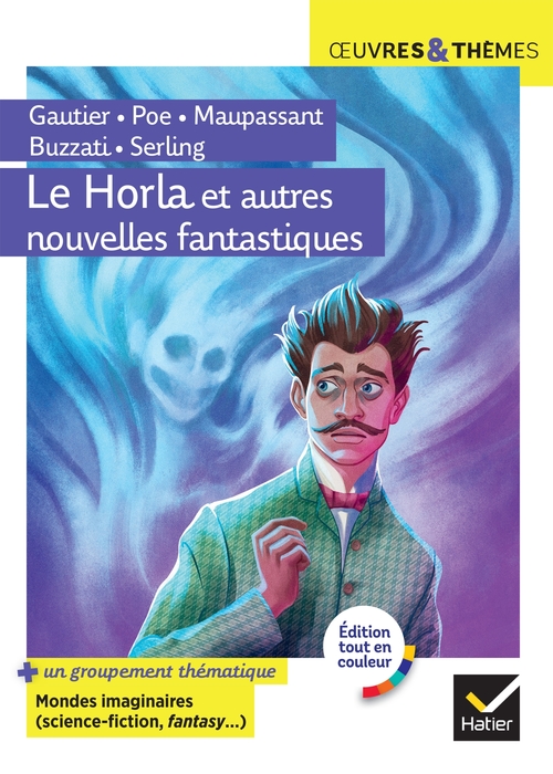 Couverture ebook de Le Horla et autres nouvelles fantastiques, de Maupassant, Gautier, Poe, Buzzati, Sterling