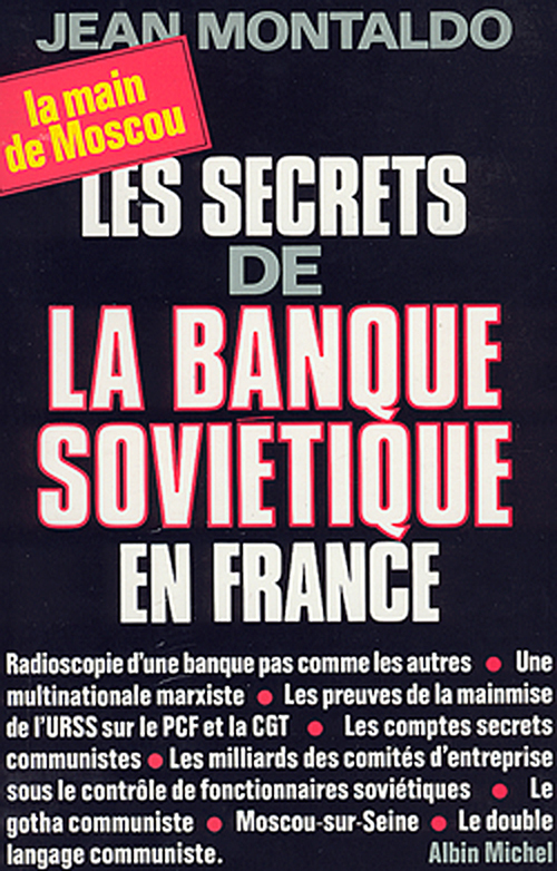 Couverture ebook de Les Secrets de la banque soviétique en France, de Jean Montaldo