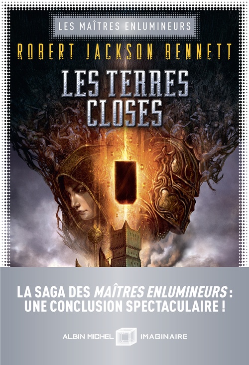 ebook cover of Les Terres closes, by Robert Jackson Bennett