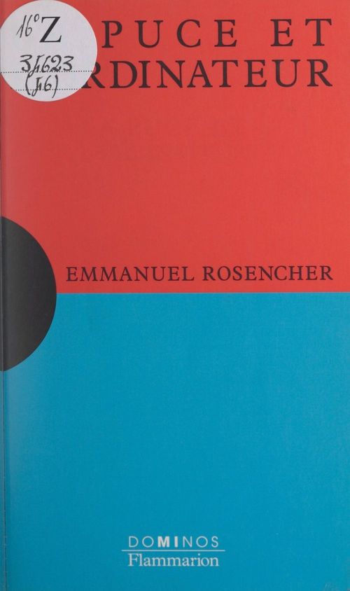 ebook cover of La puce et l'ordinateur, by Emmanuel Rosencher