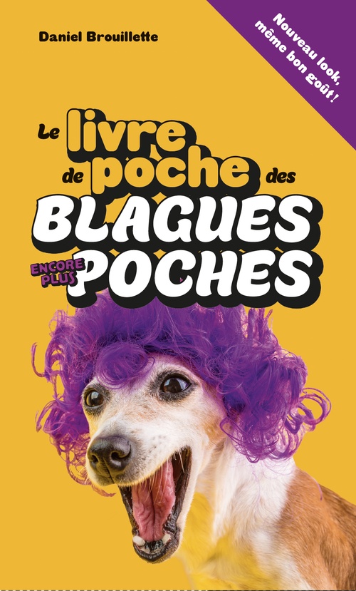 Couverture ebook de Le livre de poche des blagues ENCORE PLUS poches, de Brouillette Daniel