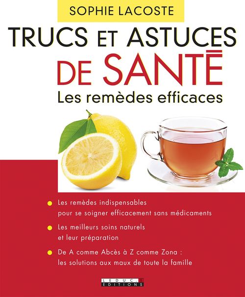 Couverture ebook de Trucs et astuces de santé, de Sophie Lacoste