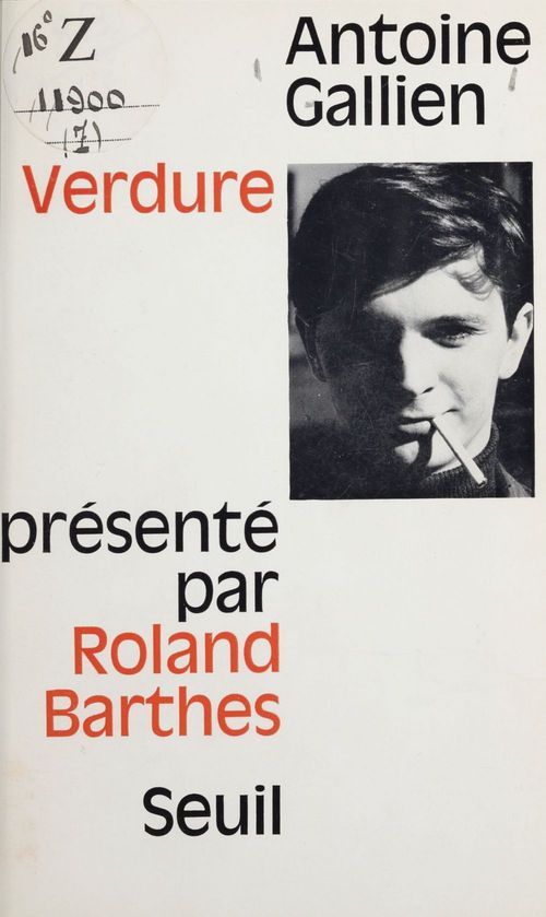 ebook cover of Verdure, by Antoine Gallien