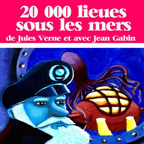 audiobook cover of 20 000 lieues sous les mers, by Jules Verne
