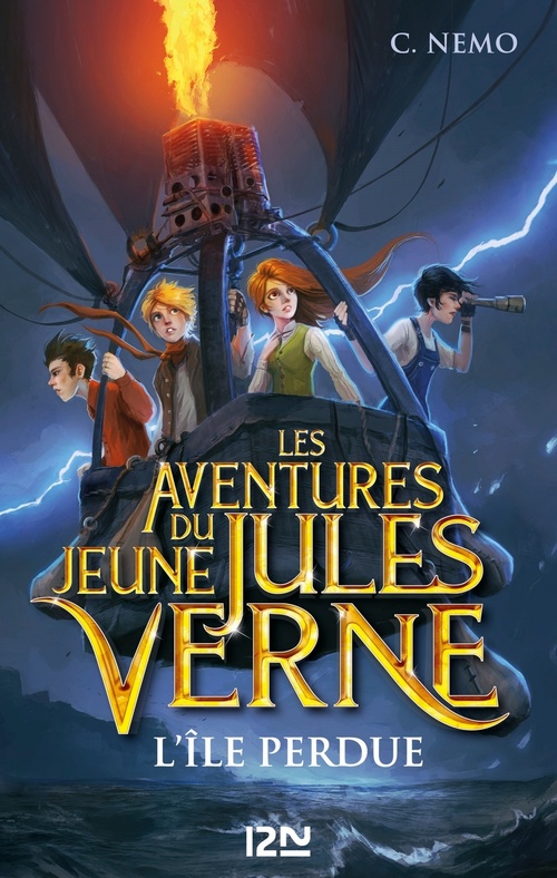 ebook cover of Les aventures du jeune Jules Verne - tome 1 L'île perdue, by Capitaine Nemo, Cuca Canals, Miguel Garcia Lopez