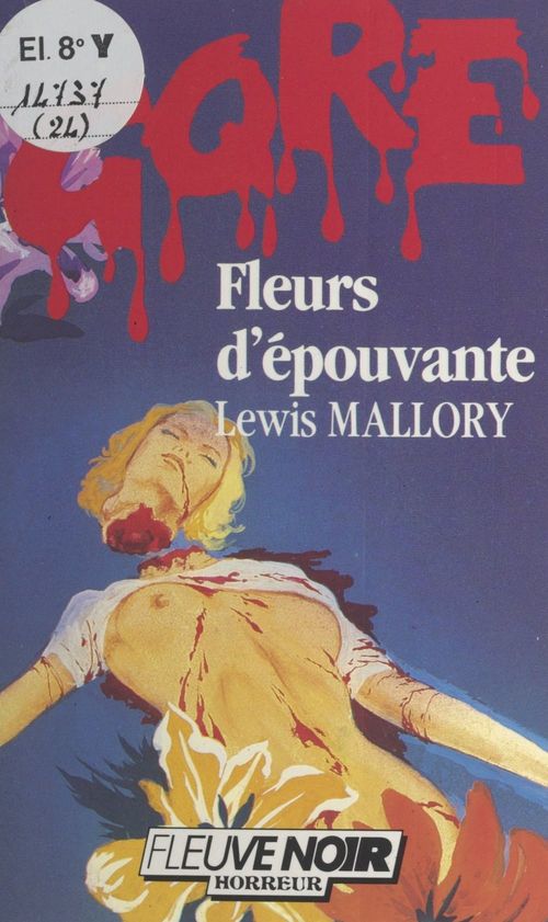 ebook cover of Fleurs d'épouvante, by Lewis Mallory