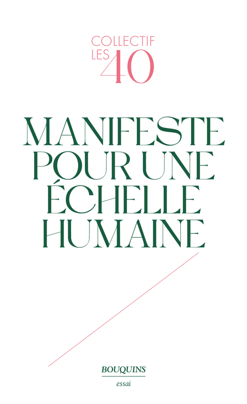 Couverture ebook de Manifeste pour une échelle humaine, de Collectif