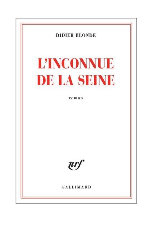 ebook cover of L'Inconnue de la Seine, by Didier Blonde