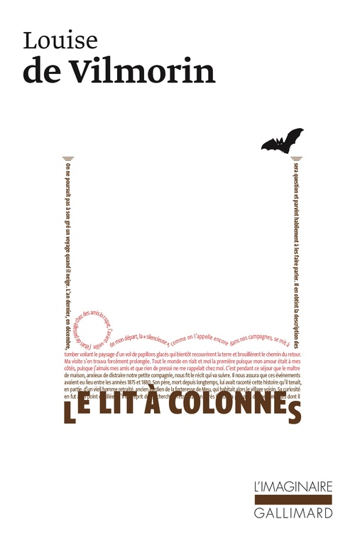 Couverture ebook de Le lit à colonnes, de Louise de Vilmorin