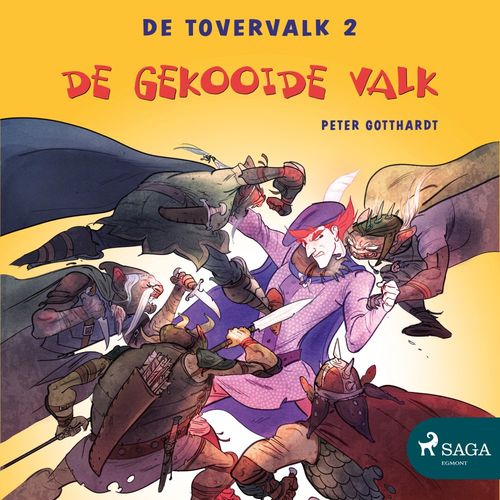 audiobook cover of De tovervalk 2 - De gekooide valk, by Peter Gotthardt