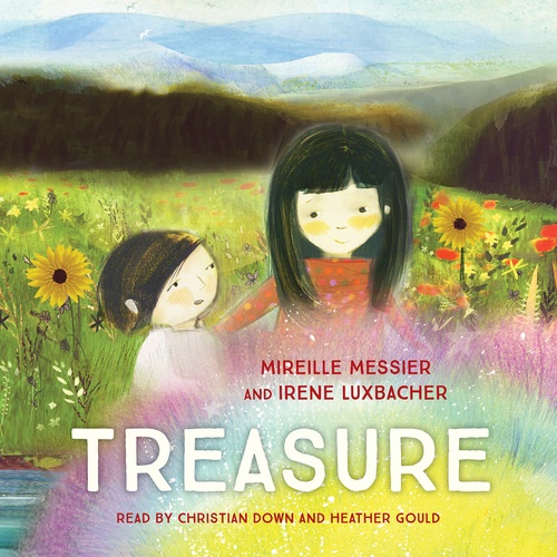 audiobook cover of Treasure, by Mireille Messier, Irene Luxbacher