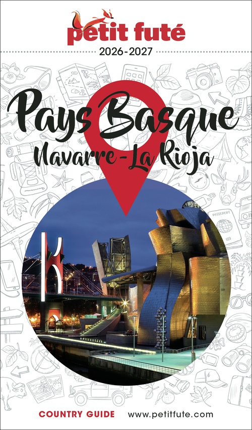 Couverture ebook de Guide Pays Basque / Navarre - Rioja 2026/2027 Petit Futé, de Dominique Auzias, Jean-Paul Labourdette